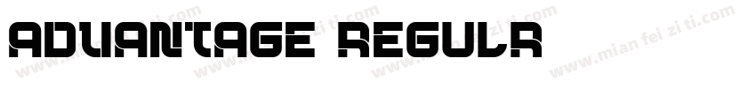 Advantage regulr字体转换